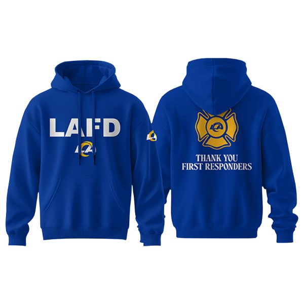 Rams LAFD Thank You First Responders Hoodie