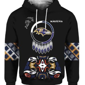 Ravens 2024 Native American Heritage Month Hoodie 2