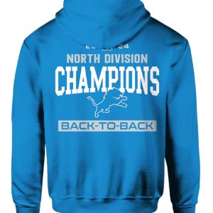 Ready To Roll NFC Champions Lions Back To Back Hoodie 3