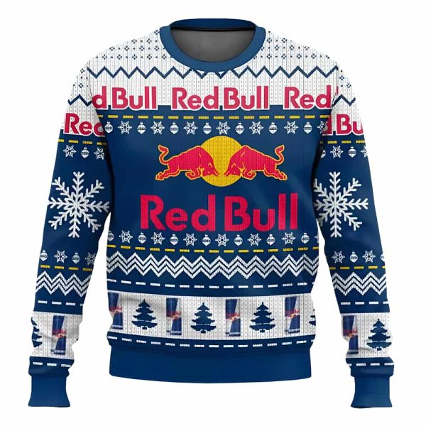 Red Bull Energy Drink Ugly Christmas Sweater