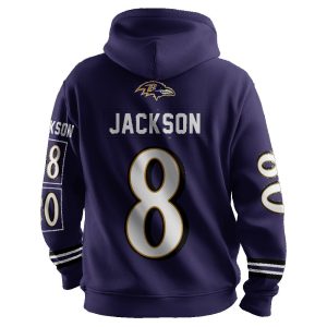 Jackson 8 Baltimore Football Unisex Hoodie2