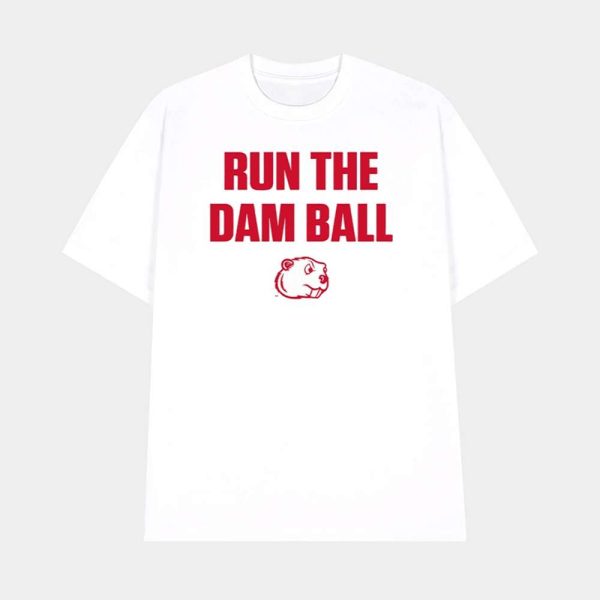 Run The Dam Ball Minot State Shirt