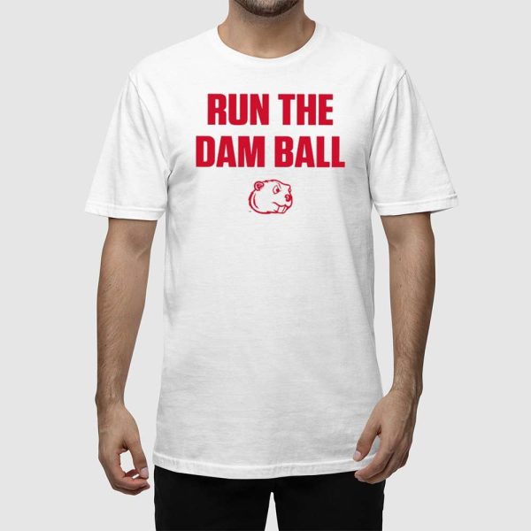 Run The Dam Ball Minot State Shirt