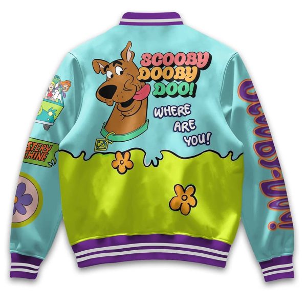 Scooby Dooby Doo Where Are You Baseball Jacket