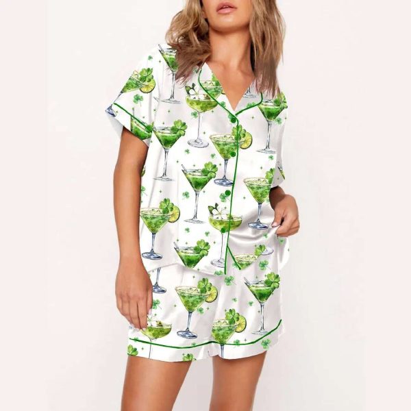 Shamrock’s Cocktail Club St Patrick Pajama Set