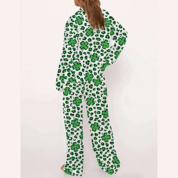 St. Patrick’s Day Clover Camo Pajama Set