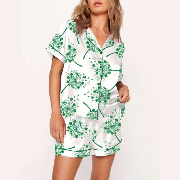 St Patricks Day Dandelion Pajama Set