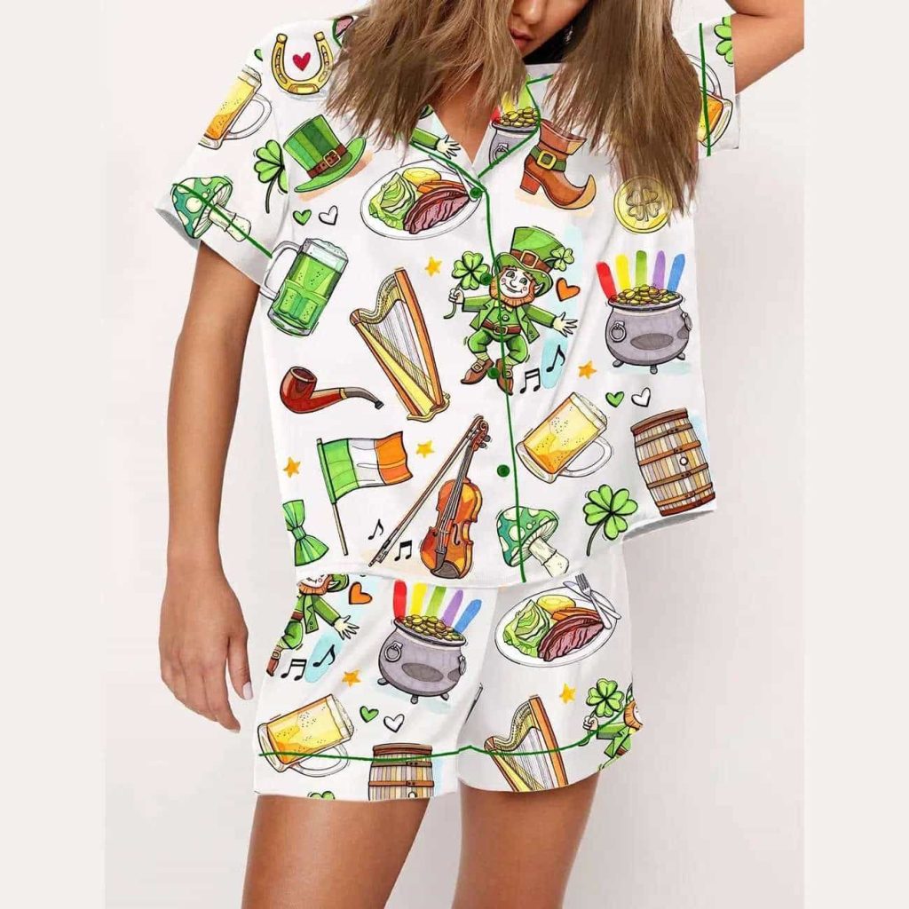 St. Patrick's Day Items Pajama Set