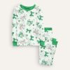 St Patricks Lucky Charms Bow Print Pajama Set