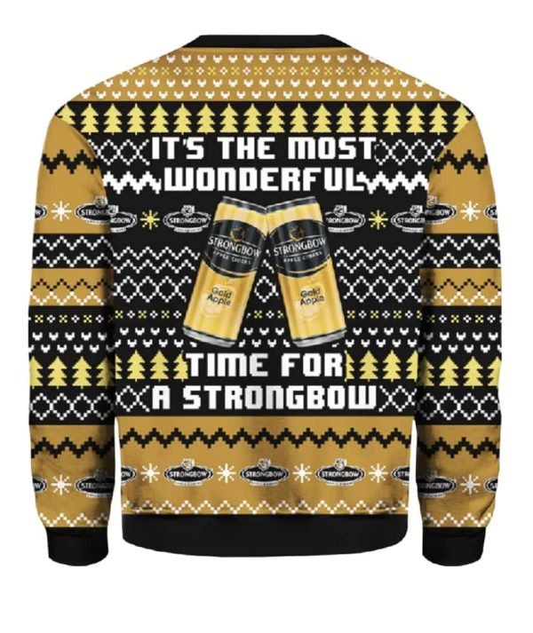 Strongbow UK It’s The Most Wonderful Time For A Beer Ugly Christmas Sweater