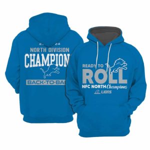 Ready To Roll NFC Champions Lions Back To Back Hoodie