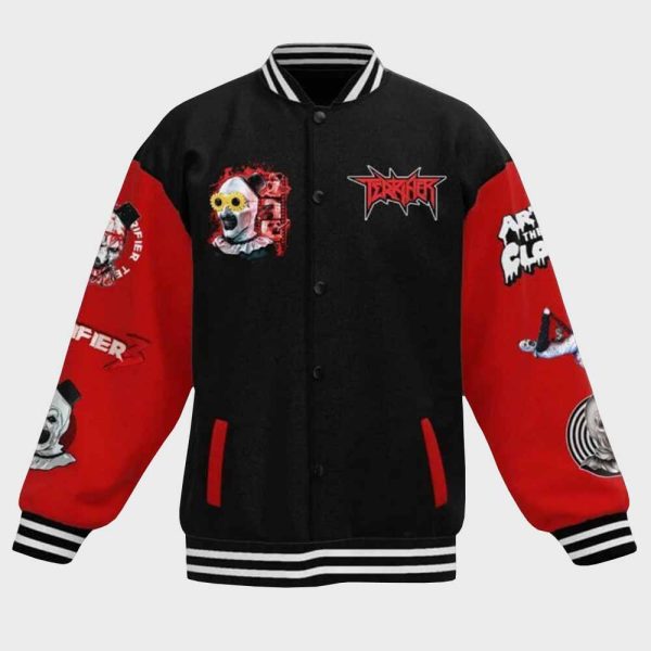 Terrifier 3 Prepare To Be Terrified Again Baseball Jacket