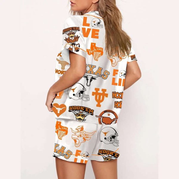 Texas University Hook Em Horns Pajama Set