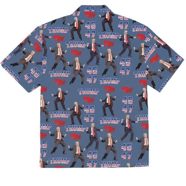 Trump 45 47 US Presidential Hawaiian Shirt