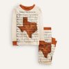 University Of Longhorns Football Song Sheet Pajama Set