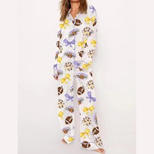 LSU Football Pajama Set1