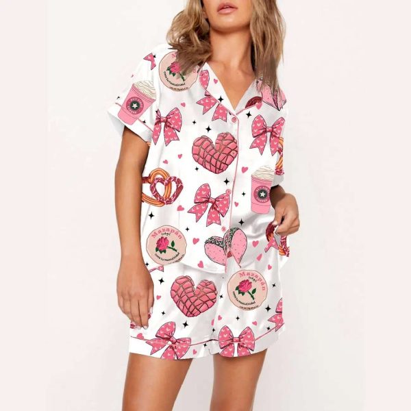 Valentine Mexican Bread Lover Pajama Set