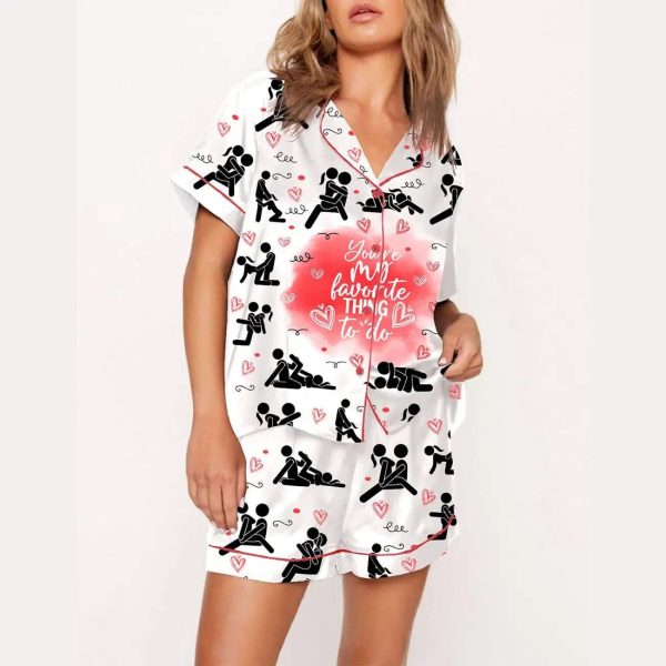 Valentines Day Favorite Thing To Do Pajama Set