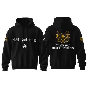 Dodgers LA Strong Thank You First Responders Hoodie