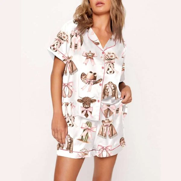 Western Cowgirl Coquette Pajama Set