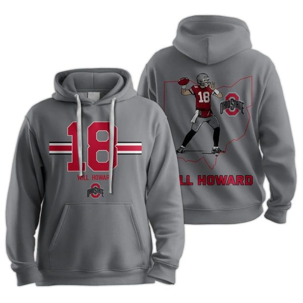 Will Howard Ohio State Football Unisex Hoodie