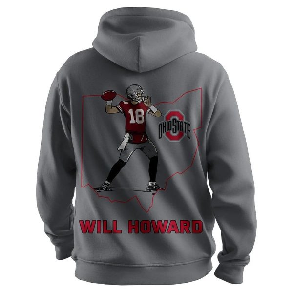 Will Howard Ohio State Football Unisex Hoodie