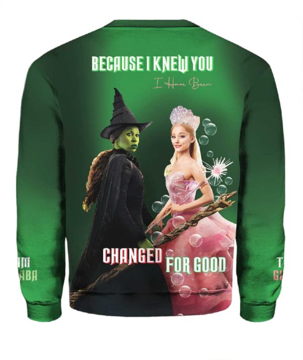 Wizard Of Oz Wicked Change For Good Ugly Sweater