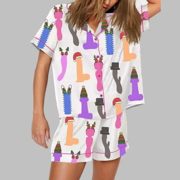 Women’s Penis Christmas Pajama Set