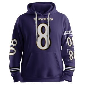 Jackson 8 Baltimore Football Unisex Hoodie1