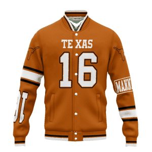 Manning 16 Texas Football Unisex Varsity Jacket1