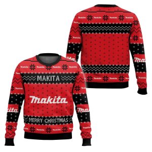 Power Tools Makita Merry Christmas Ugly Sweater