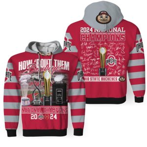 How 'Bout Them Buckeyes National Champions 2024 3D Hoodie