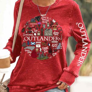 WomenS Outlander Print Sweatshirt2