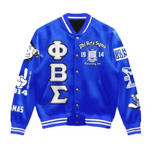 Phi Beta Sigma Fraternity 1914 Baseball Jacket 2