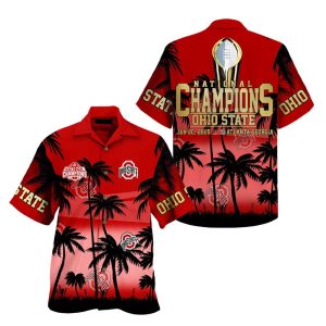 Ohio State Football Playoff 2024 National Champions Hawaiian Shirt