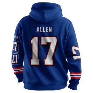 Allen 17 Buffalo Football Unisex Hoodie2