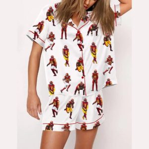 Commanders Football Pajama Set