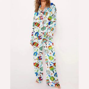 Pickleball Dink Pajama Set1