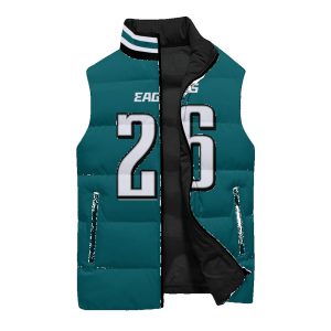 Barkley 26 Philadelphia Football 3D Unisex Puffer Vest1