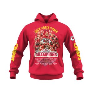 Chiefs Back To Back AFC Champions 2025 Hoodie