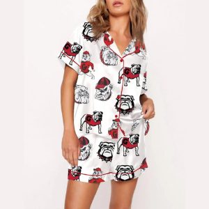 Georgia Football Uga Mascot Pajama Set1