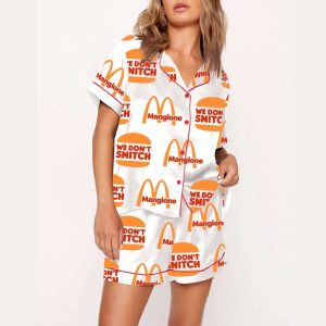 We Dont Snitch Mangione Pajama Set1