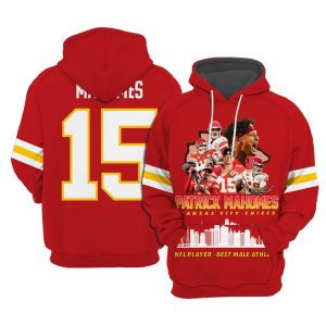 15 Chiefs Football Unisex Hoodie