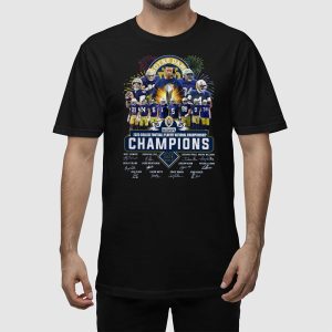 Notre Dame 2025 College Football Playoff National Championship Champions Signature Shirt 2