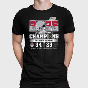 2025 CFP National Champions Ohio State 34 23 Notre Dame Shirt 3