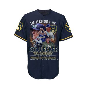 In Memory of Bob Uecker Bob Uecker 1934 2025 Baseball Jersey 2