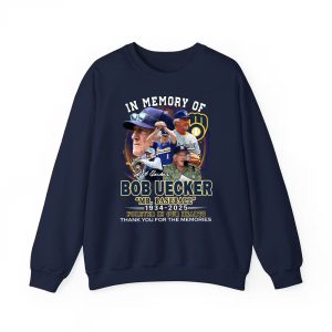 In Memory Of Bod Uecker Mr Baseball 1934 2025 Forever In Our Hearts Shirt 2