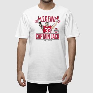 Captain Jack Sawyer The Legend Of Ohio State Shirt 2