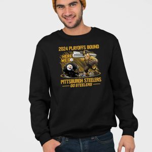 2024 Playoffs Bound Here We Go Steelers Shirt 4