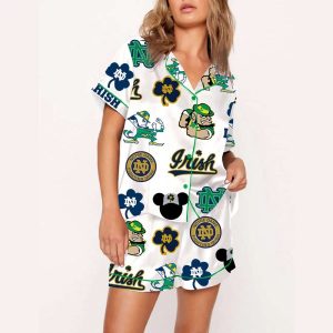 Womens Fighting Irish Pajama Set1